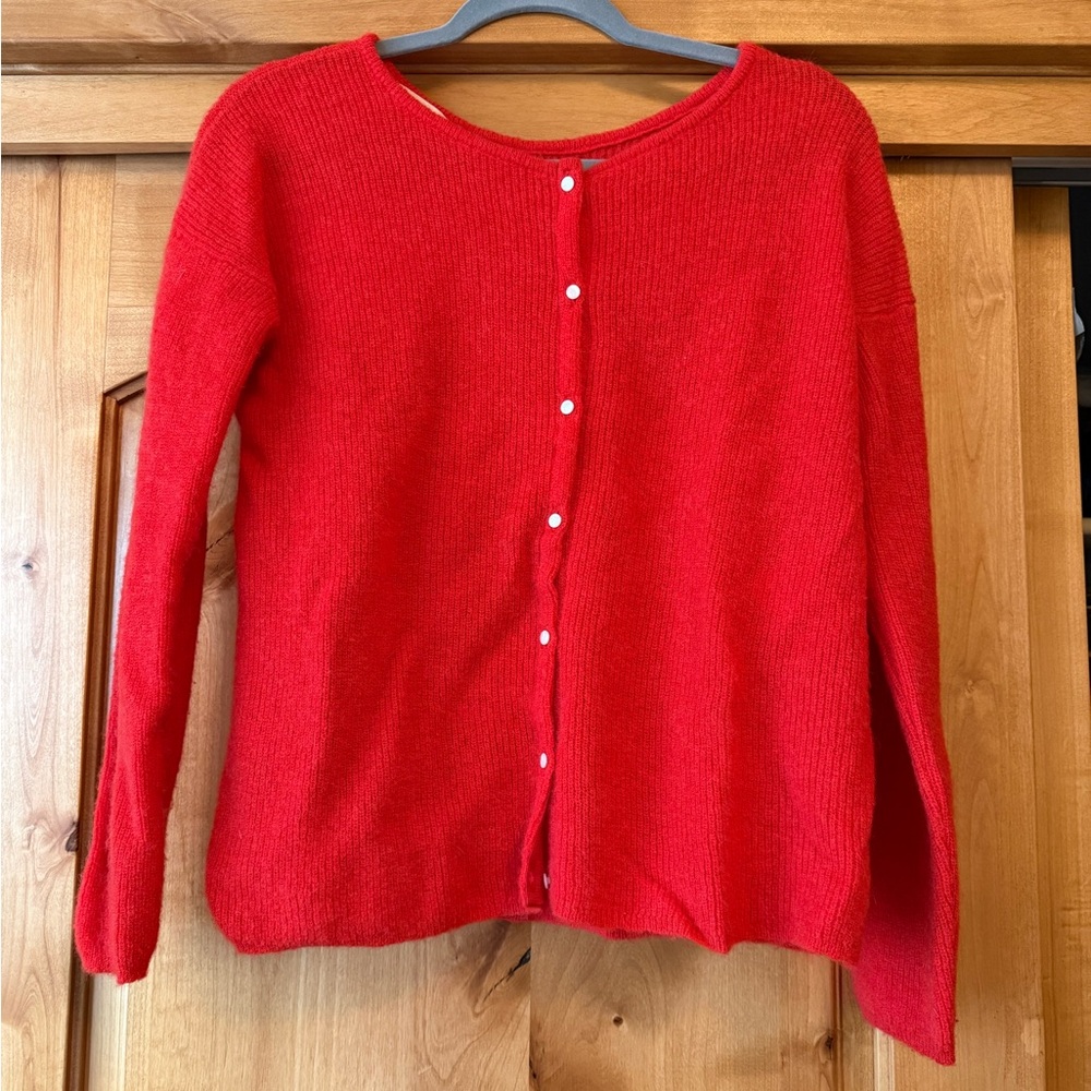 Sezane Red Women's Cardigan